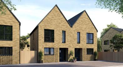 CGI of semi-detached home in Whitefield Brook   