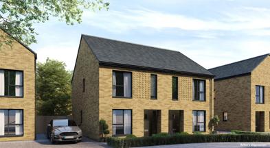 CGI of semi-detached home in Whitefield Brook   