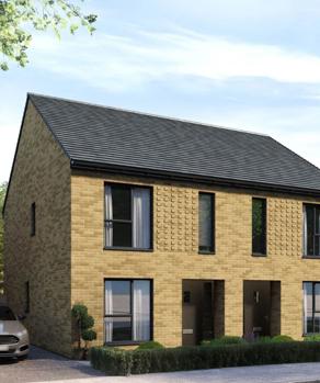 CGI of semi-detached home in Whitefield Brook   