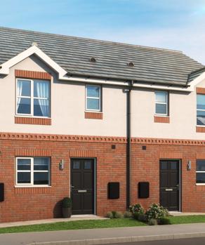 The Milton Eldercot Park Semi Half Brick Half Render