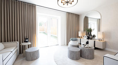 The Hawthorn living room