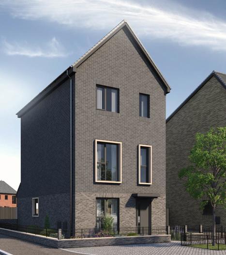 CGI of detached home in Edgefield Green development