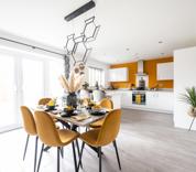 The Upton show home kitchen/diner