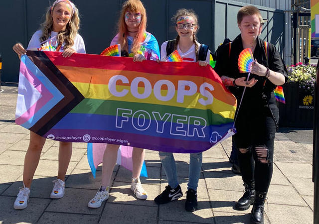 Coops Foyer Pride Wigan