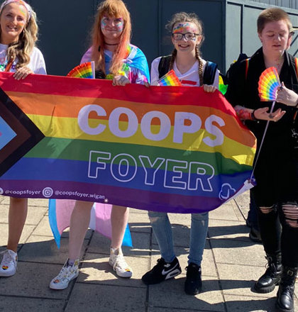 Coops Foyer Pride Wigan