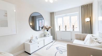 The Croft show home lounge