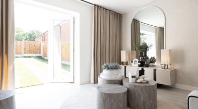 The Hawthorn show home lounge