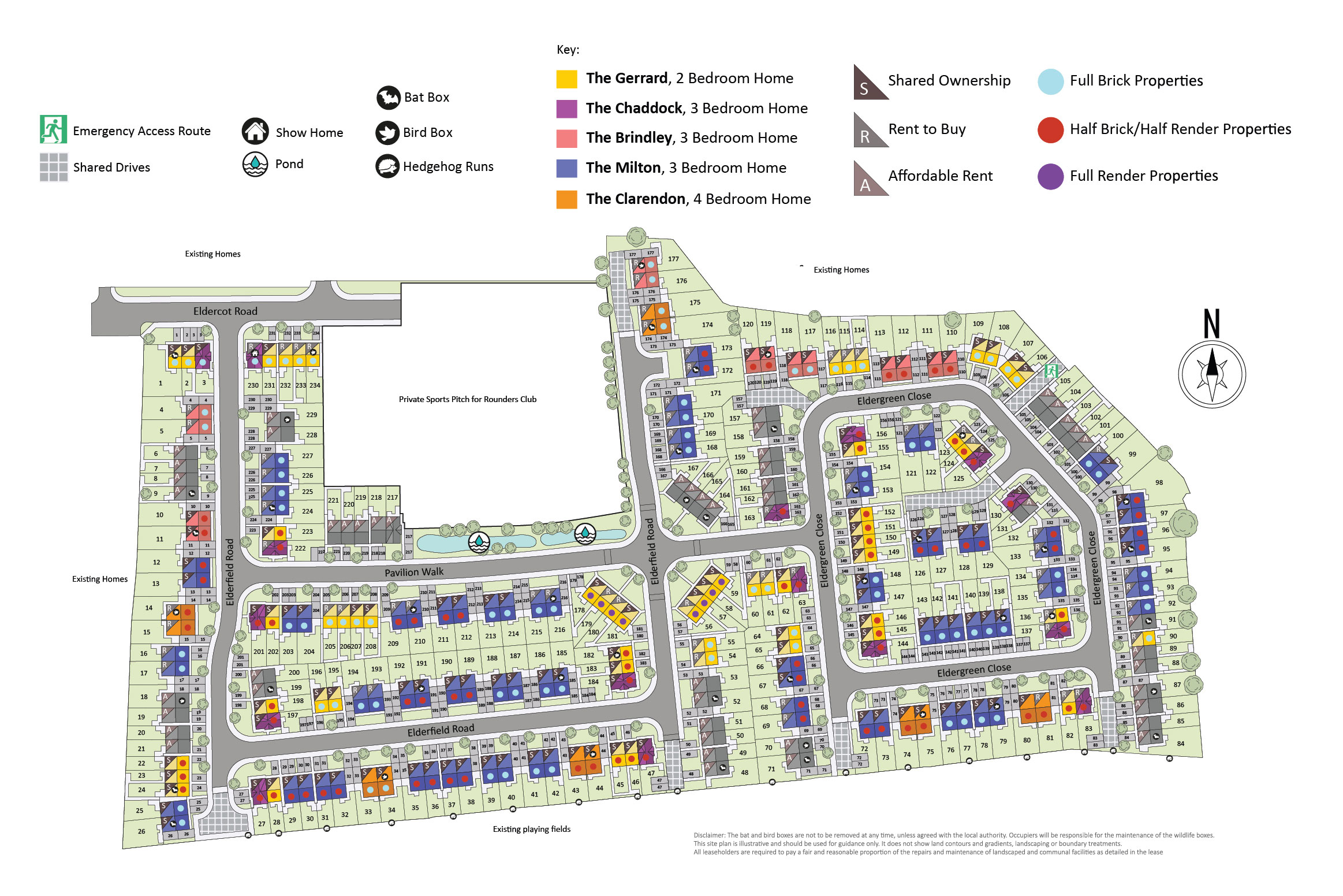 eldercot site plan