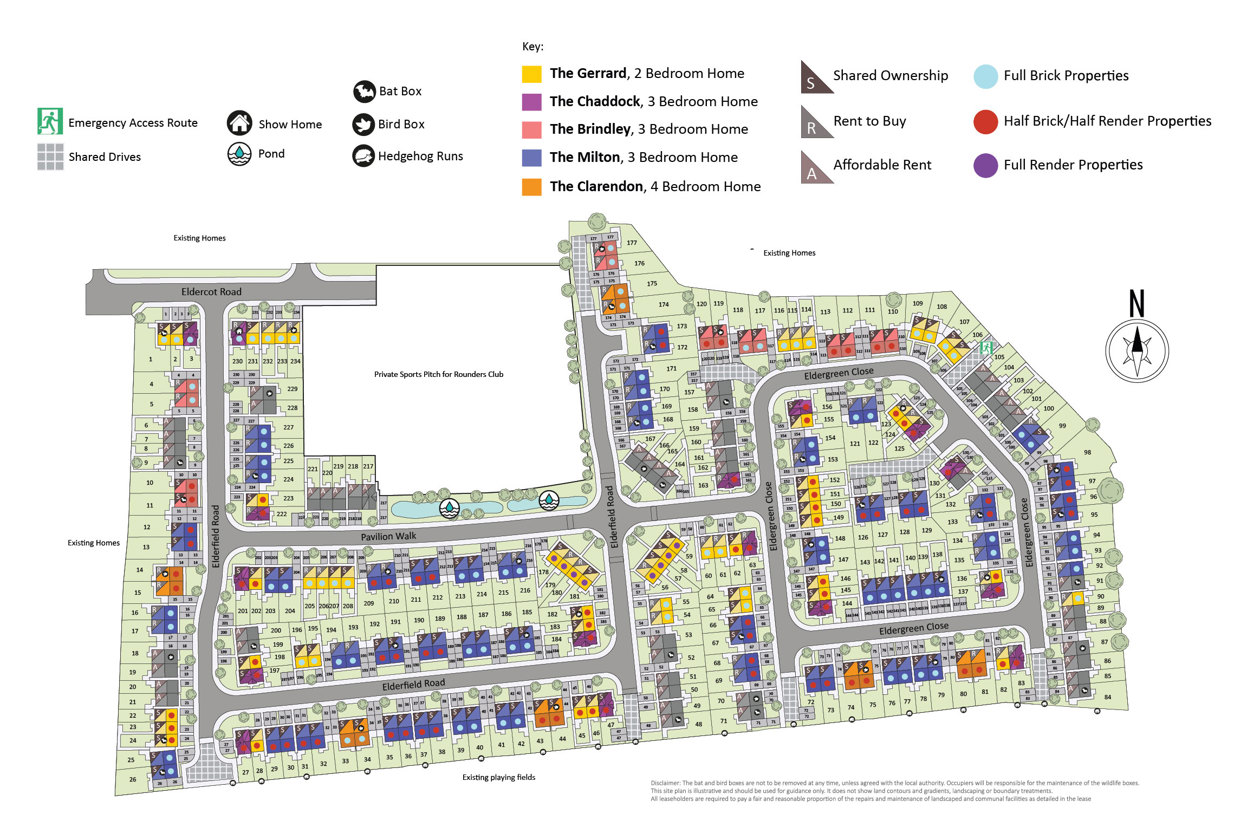 Eldercot Park site plan