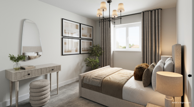 The Woodlands The Maple Bedroom Artists Impression