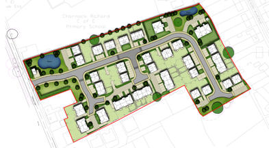 Charnock COLOUR SITE LAYOUT 1084787