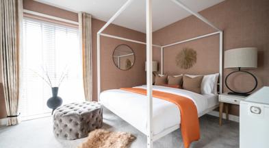 The Chaddock bedroom at The Shires