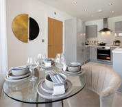 The Primrose show home kitchen/diner