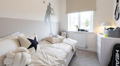 The Croft show home bedroom 3