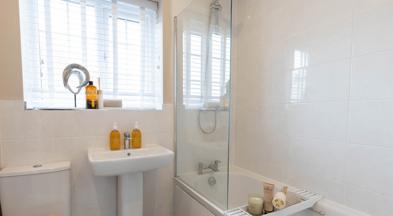 The Croft show home bathroom