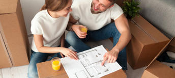Shared Ownership Couple Moving