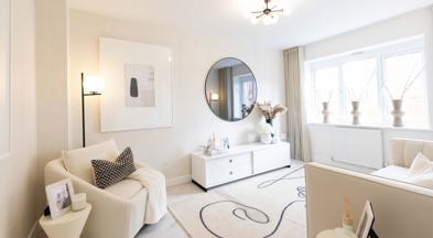 The Croft show home lounge