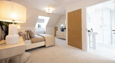 The Hawthorn master bedroom