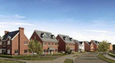 The Woodlands At Halsnead Garden Village Street Scene 1
