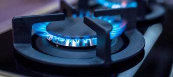 Gas Hob Close Up