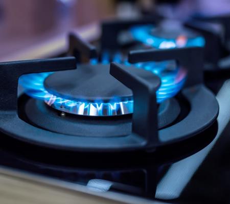 Gas Hob Close Up