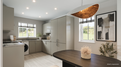 The Woodlands The Maple Kitchen Dining Artists Impression