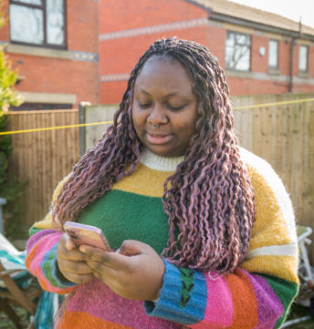 Resident On Mobile Phone