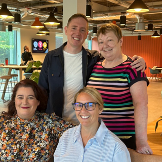 Colleagues at Youggle House