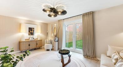 The Holgate show home lounge