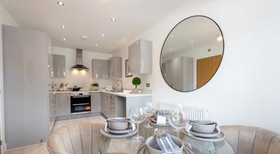 The Primrose show home kitchen diner