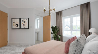 The Clover master bedroom