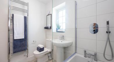 The Primrose show home bathroom